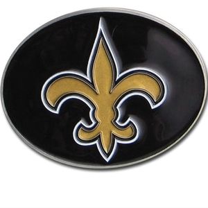 New Orleans Saints football belt buckle